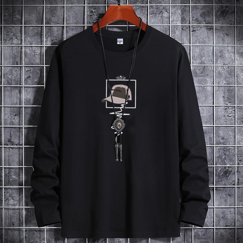 Рубашки для мужчин одежда топы большого размера с рисунком аниме Мужская