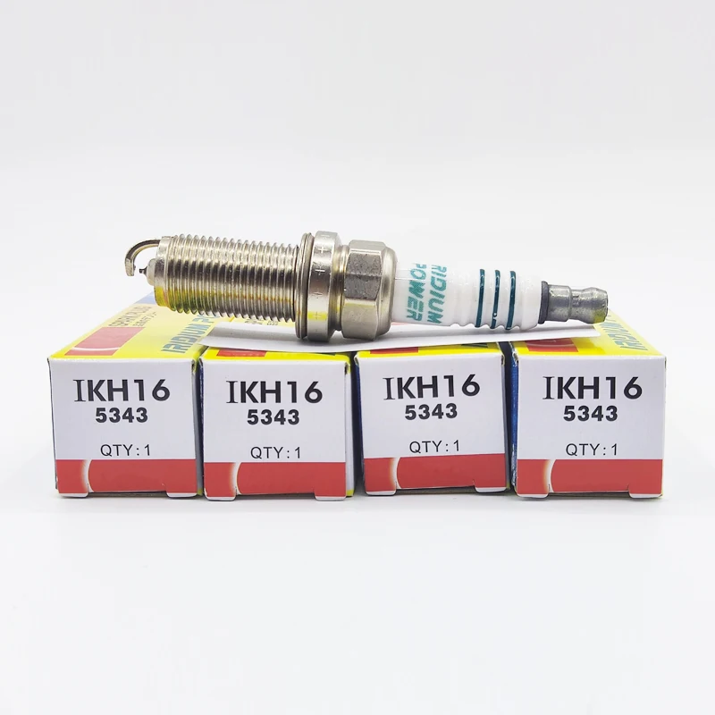 

4PCS IKH16 5343 Iridium Spark Plugs For Toyota Hyundai Kia Infiniti Highlander Nissan Dodge Chrysler IKH16-5343 Car Engine