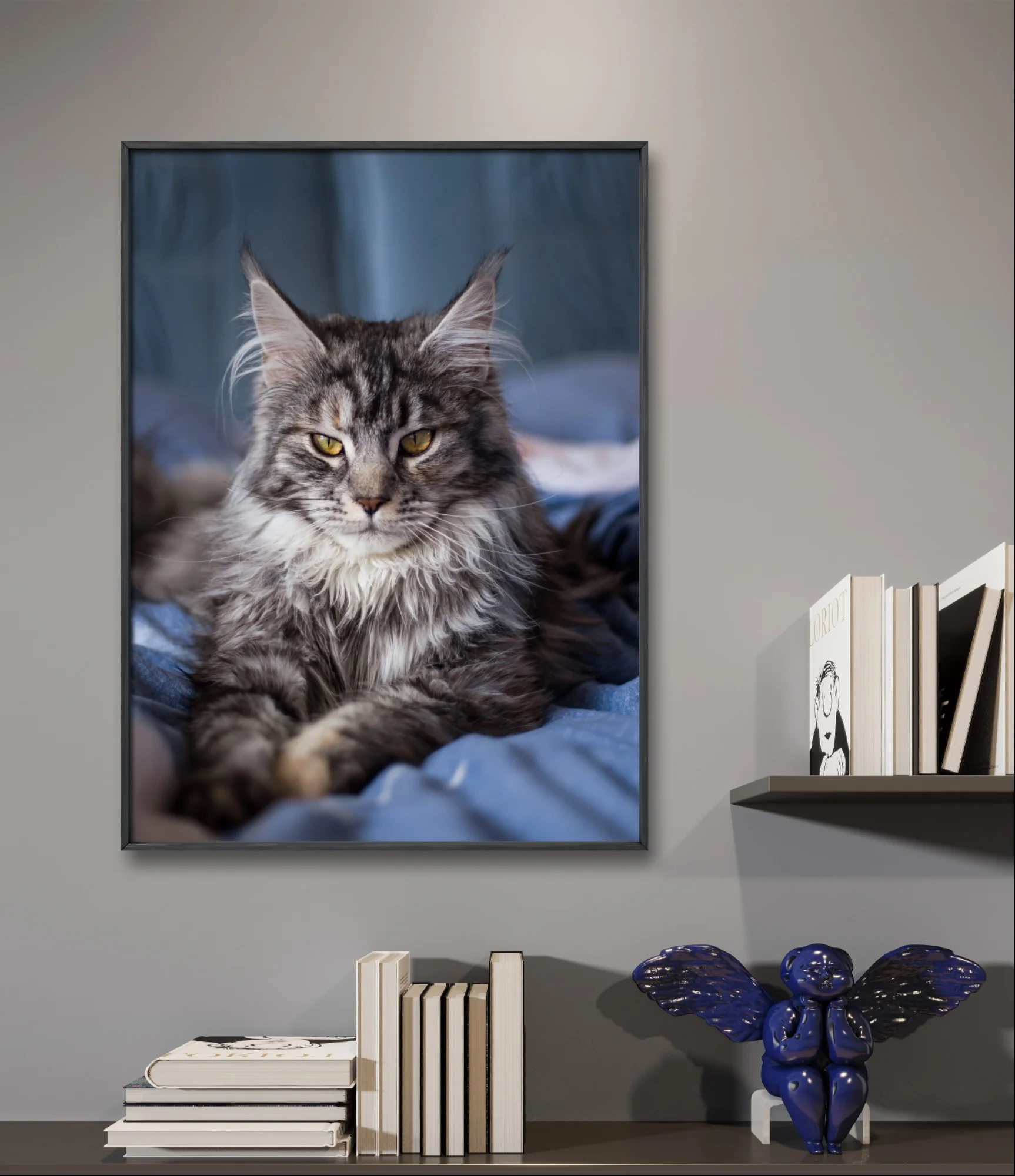 Рисунок 2 - Картина из страз с изображением милого котенка