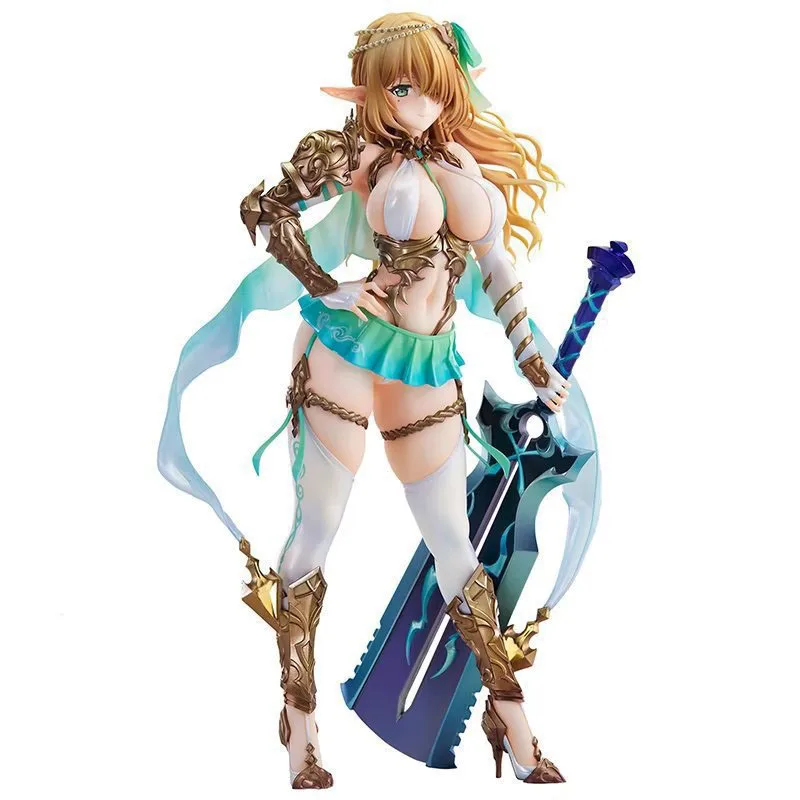 25CM Vertex Elf Village 8th Villager Cecile Antenna Anime Girl PVC Boxed Adult Series Collection Toy Statue Model Doll