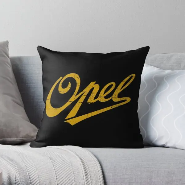 

Retro Opel Grunge Printing Throw Pillow Cover Bed Anime Decorative Square Wedding Fashion Cushion Comfort Pillows not include