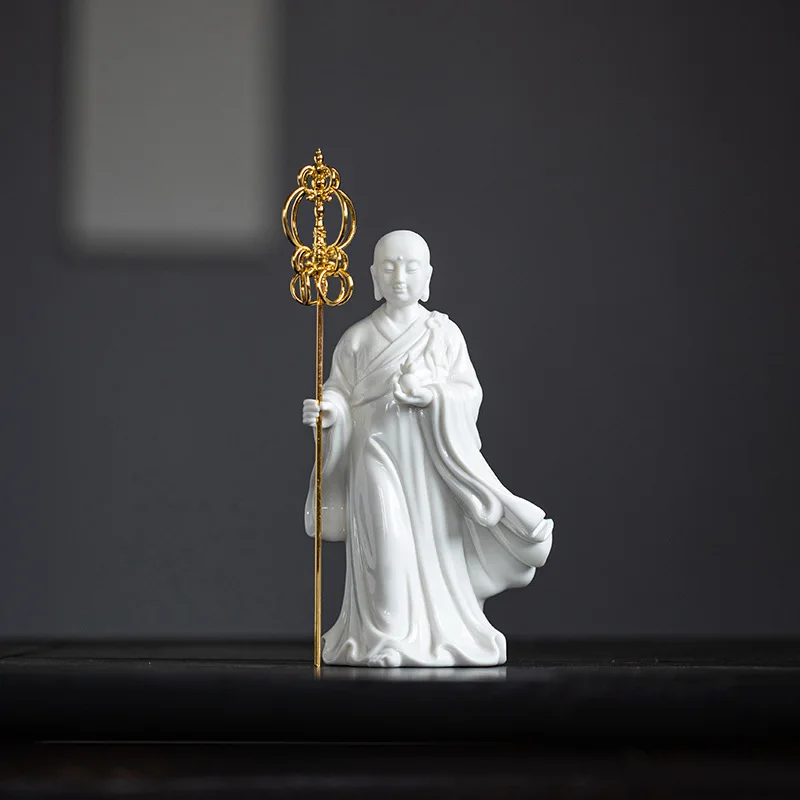 Керамическая статуэтка Ksitigarbha King QIANFANEIVES