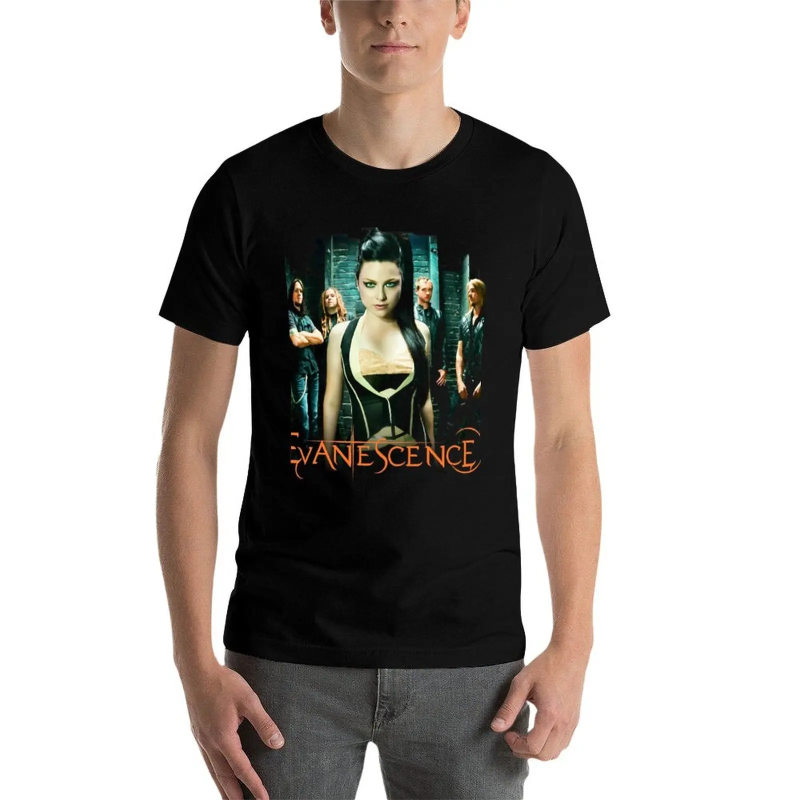 Фото Идея подарка: легкий свитшот Amy Lee Evanescence, подарок на день рождения, футболка, долговечная повседневная футболка. №4