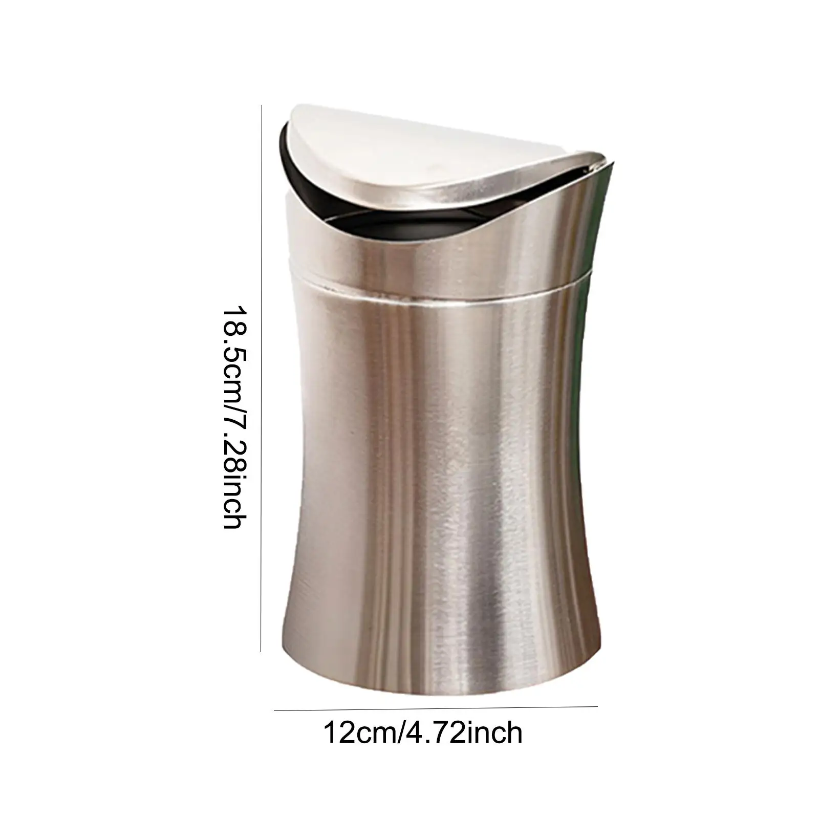 Настольный мусорный бак корзина для переработки компактный поворотная крышка