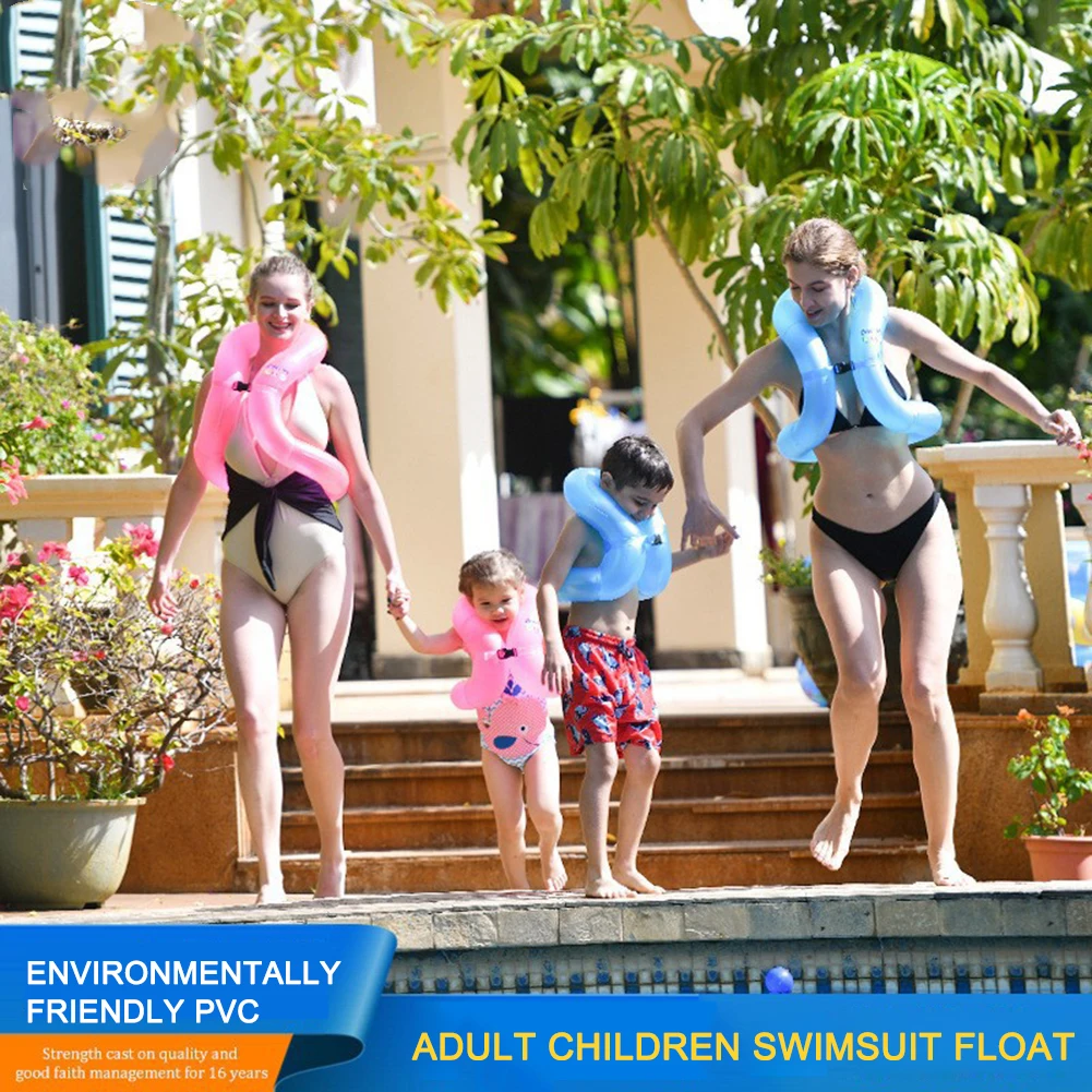 

Inflatable Floating Swim Arm Rings for Children Adults Water Pool Toys Swimming Laps Float Circle Buoyancy Safety Life Vest