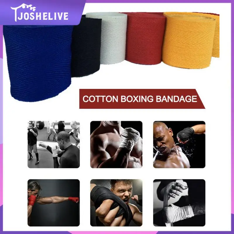 

1~10PCS Cotton Kick Boxing Wraps Bandage Men Sanda Taekwondo Muay Thai Guantes De Boxeo MMA Wrist Straps Equipment 2.5m 7
