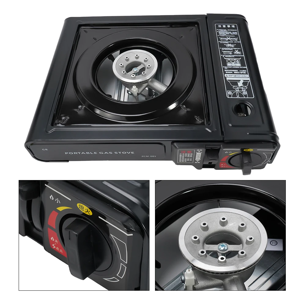 

Outdoor Cassette Stove Portable Furnace Camping BBQ Burner Domestic Gas Stove Cooking Grill Burner Camping Equipment