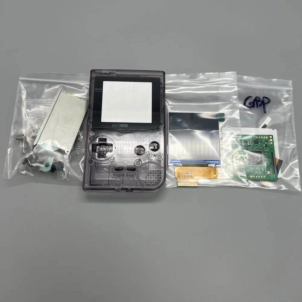 Фото LCD-экран GBP, простой в установке, 2,6-дюймовый IPS-экран полного размера с высокой яркостью, высококачественный корпус для Game Boy Pocket GBP. №5