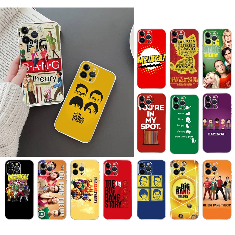 

Phone Case For iphone 14 13 12 11 Pro Max XS Max XR X 12mini 14 Plus SE The Big Bang Theory tv show Case Funda Capa Cell