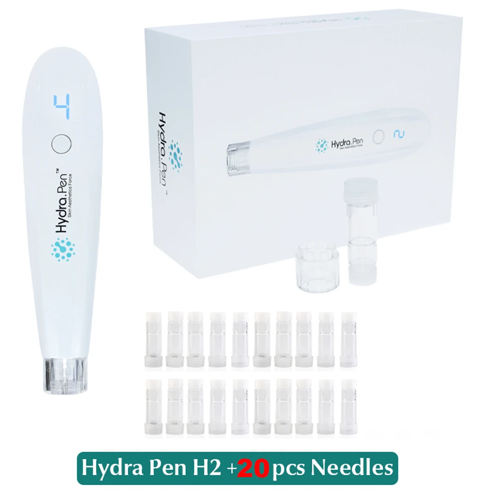 

20pcs Hydra Pen H2 Needle Cartridges Original Hydrapen Microneedles 12 Pins Needle Nano-HR Nano-HS Cartridge Hyaluronic Needle