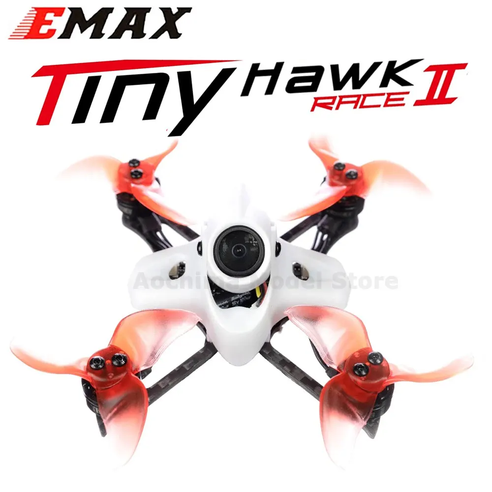 

Emax Tinyhawk II Race 90mm FPV Racing Drone BNF F4 Flight Controller 5A 7500KV RunCam Nano2 700TVL 37CH 25/100/200mW VTX