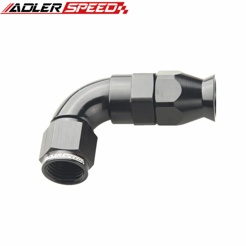 

AN4 AN6 AN8 AN10 AN12 AN16 Фитинг для шланга полного потока из ПТФЭ Универсальный алюминиевый поворотный фитинг для шланга из ПТФЭ 45 градусов / 90 градусов