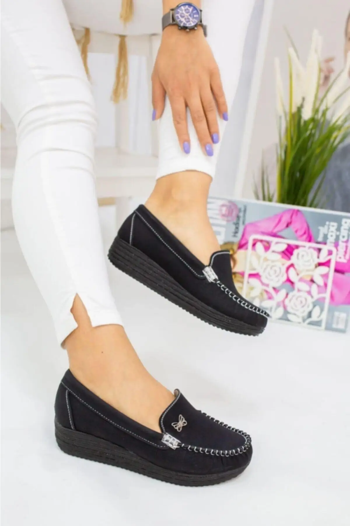 

Women Flats Shoes Hand Saddled Shoes Fashion Flats For Ladies Casual Shoes Elegant Flat Footwear Summer Ladies Shoes