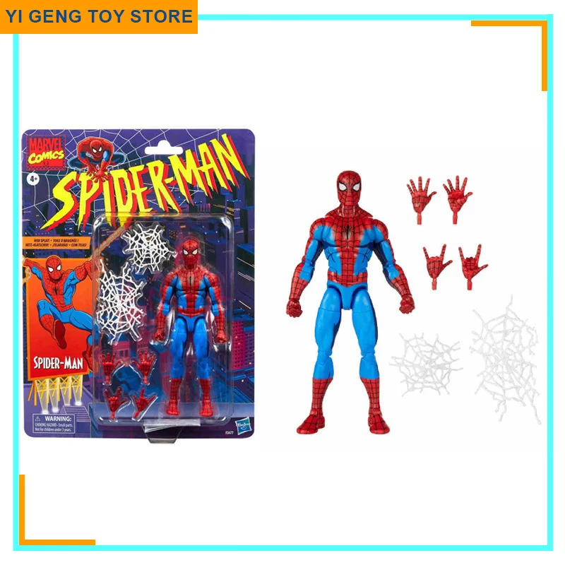 

Marvel Legends Comics Spider Web Spiderman Ben Reilly Symbiote Spider Man Venom X-Men Deadpool Action Figure Model Doll Toys Kid