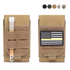 1000D тактическая сумка для телефона с системой Молле, военный поясной ремень, чехол для мобильного телефона, сумка для инструментов для повседневного использования, сумка для охоты, сумка для аксессуаров, жилет