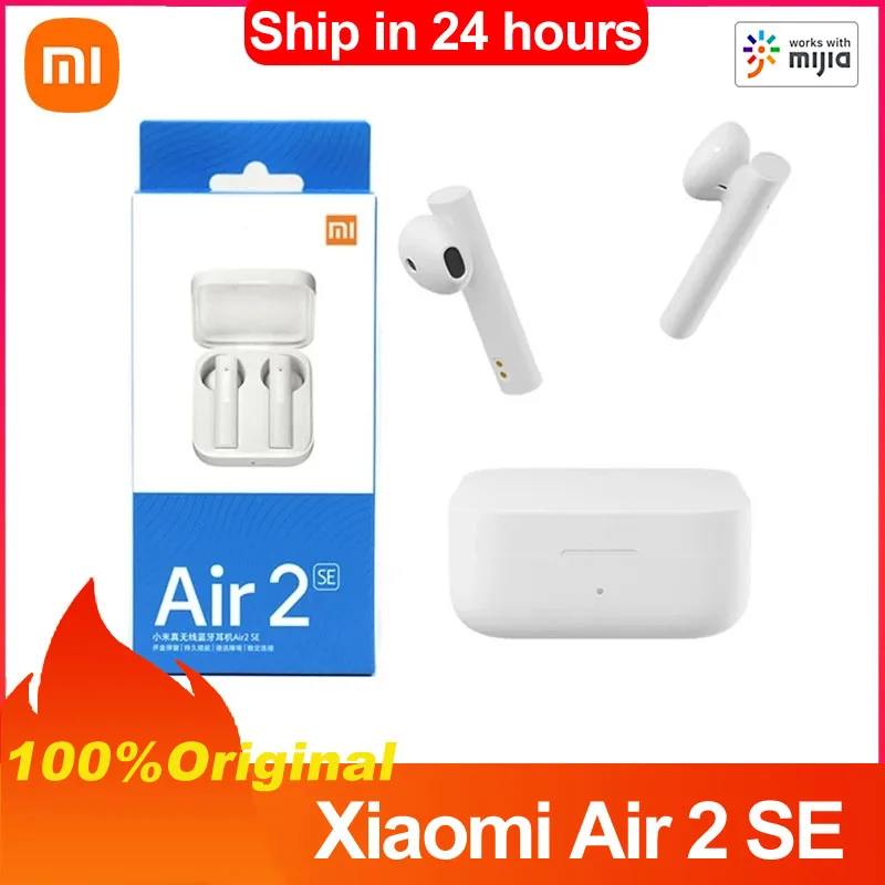 

TWS-наушники XIAOMI Air 2SE с поддержкой Bluetooth 5,0 и сенсорным управлением