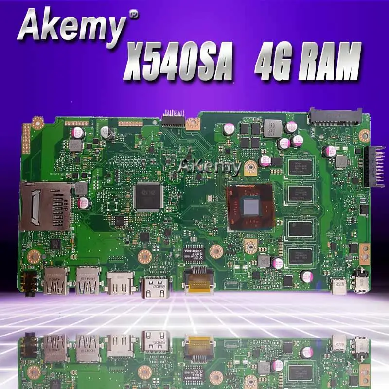 

Новая материнская плата для ноутбука X540SA 4GB-RAM N3150/3160 CPU REV 2,0 для Asus X540 X540S X540SA X540SAA протестированная материнская плата для ноутбука ОК
