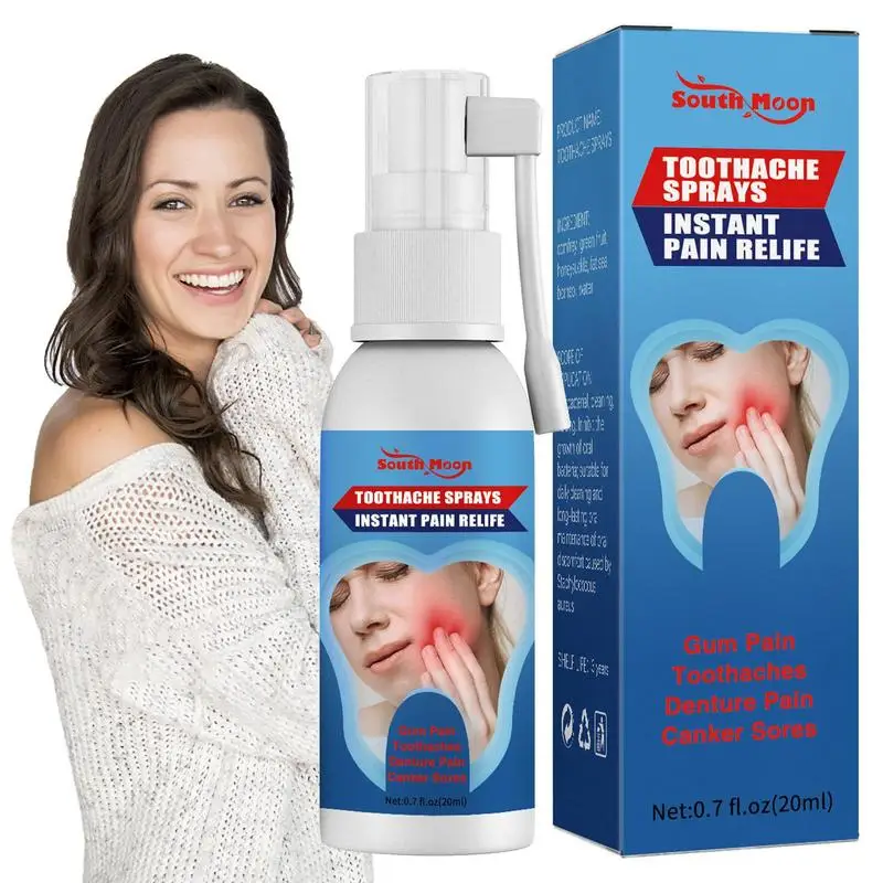 

Tooth Pains Relief Treatments Spray Toothache Cures Teeth Decay Remover Periodontitis Cleaner Angelica Dahurica Medicine 20ml