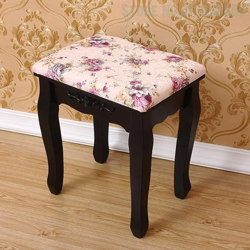 Пасторальный стул для маникюра тканевый Корейский простой модный макияжа