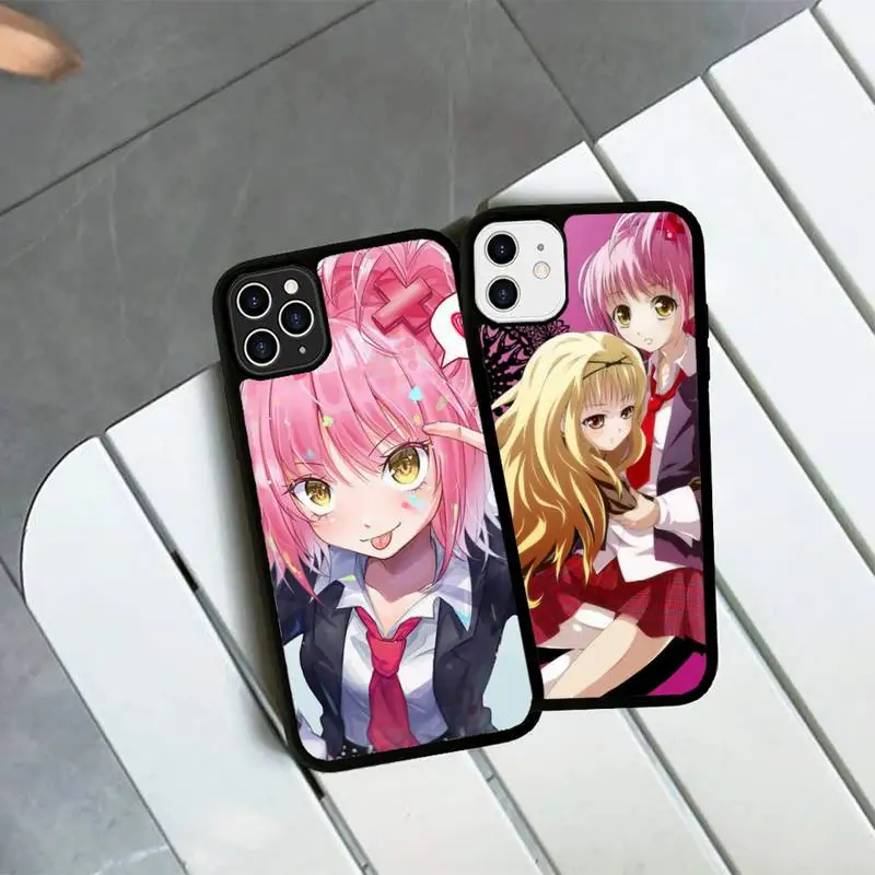 

Shugo Chara Pretty Manga Phone Case Silicone PC+TPU Case for iPhone 11 12 13 Pro Max 8 7 6 Plus X SE XR Hard Fundas