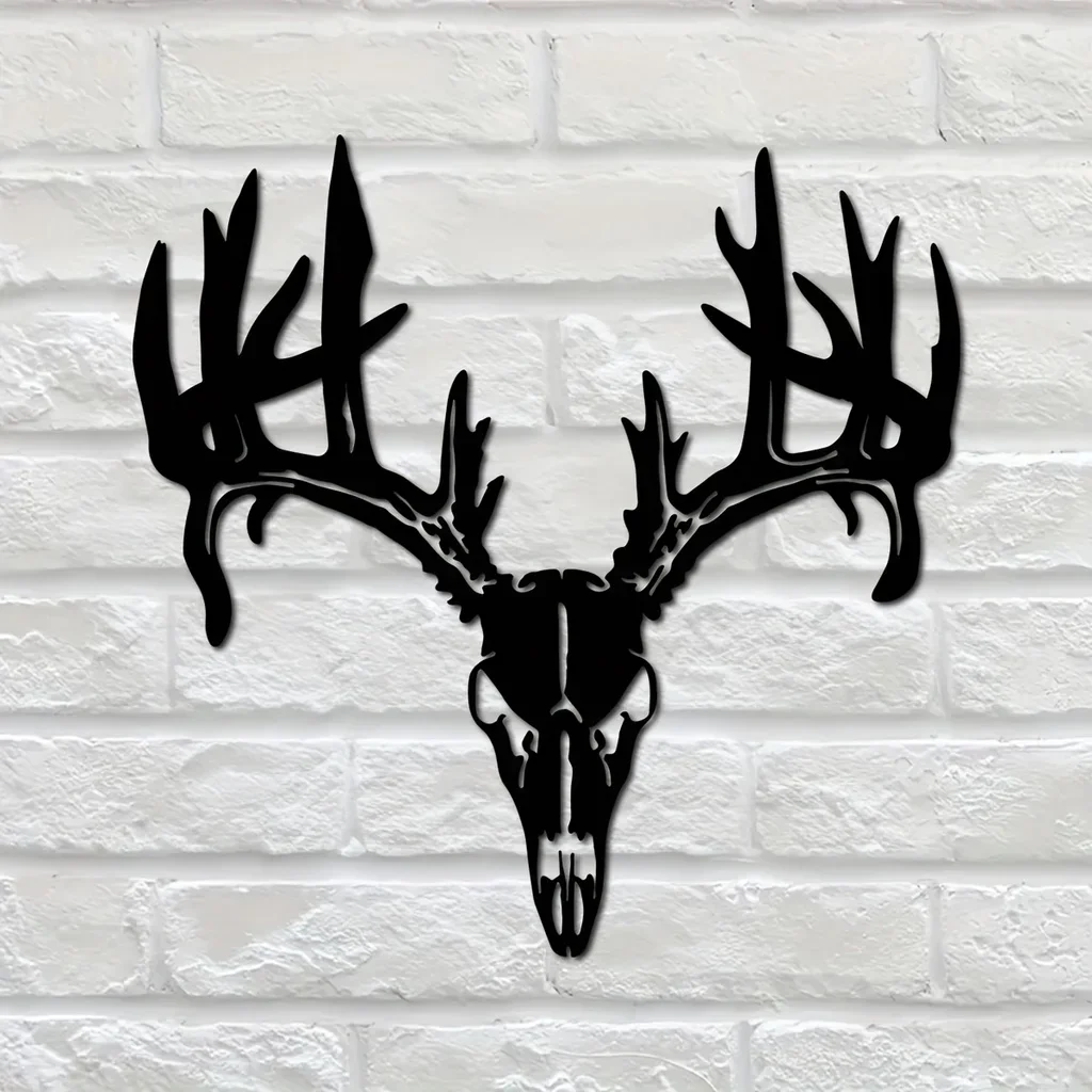 Металлический художественный декор с головой лося настенные вывески