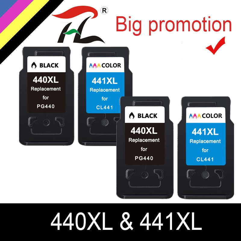 

PG440 CL441 Cartridge Compatible for Canon PG 440 CL 441 440XL pg-440 Ink Cartridge for Pixma MG4280 MG4240 MX438 MX518