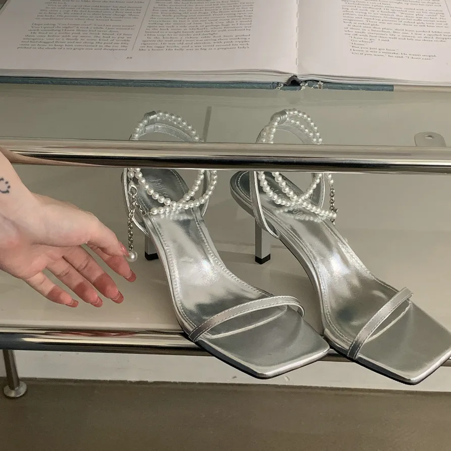 

Босоножки женские на шпильке, с открытым носком, в стиле ретро