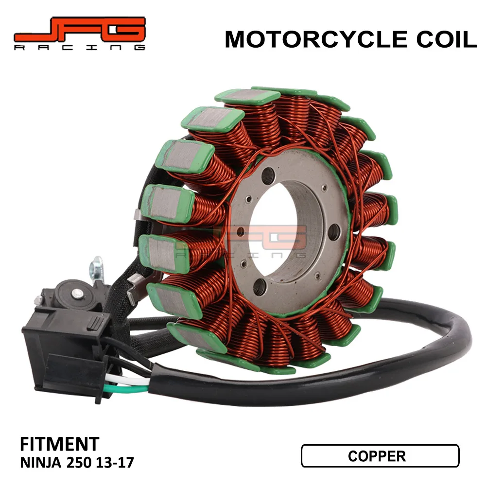 

for NINJA250 13-17 motorcycle magneto coil half-wave full-wave magneto stator Kawasaki NINJA250 13-17 Coil (LY-69)