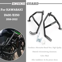 for kawasaki z250 z400 2018 2022 motorcycle engine shield engine anti collision rod engine bumper protecting framework kit