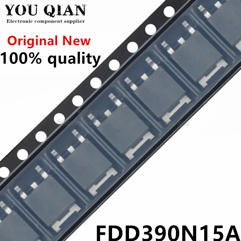 

(10 шт.) 100% новый набор микросхем FDD390N15A FDD390N15ALZ 390N15A TO-252