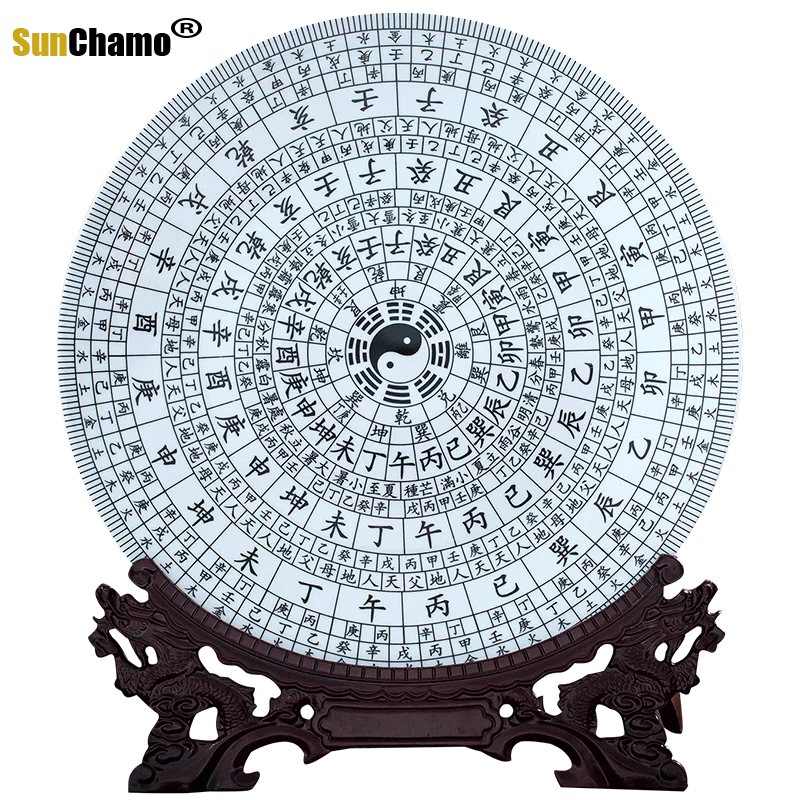 

Jingdezhen Ceramics Decoration Home Decorations Gossip Plate Chinese Living Room TV Cabinet Bogu Frame Crafts