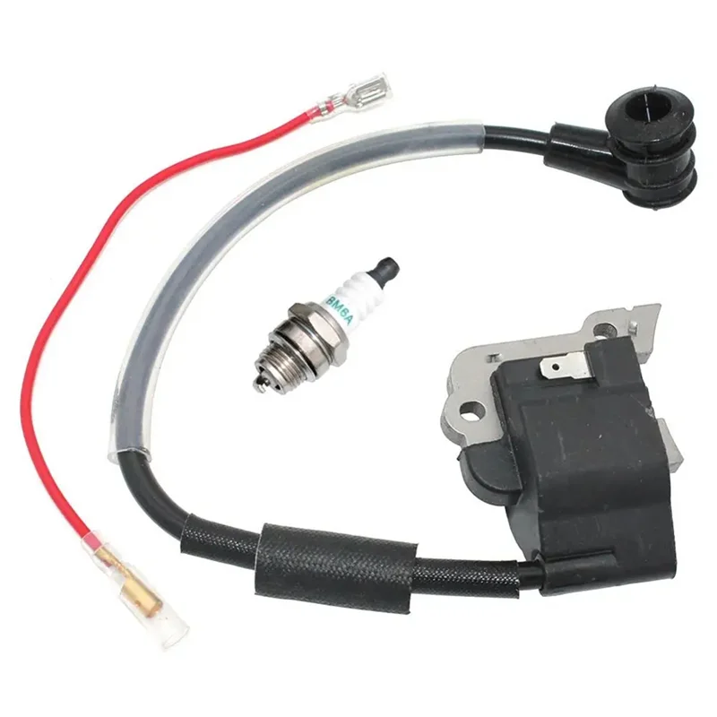 Фото Новый для Shindaiwa T261 T261B M230 C230 AH231 C230 T230 T231 C230PT P230S Детали двигателя Катушка зажигания Свеча зажигания для газонокосилки Mo №2