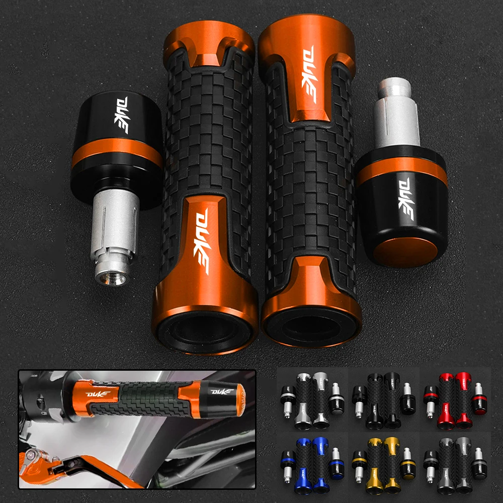 

For KTM DUKE 125 200 250 390 690 790 890 duke390 2008- 2024 2023 Motorcycle Handlebar Grips Handle grip Ends Plug Slider Caps