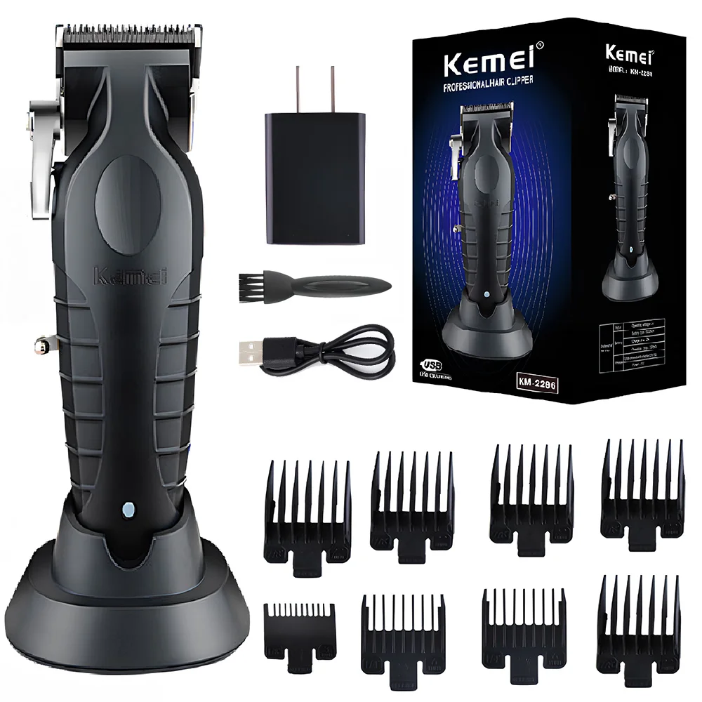 Kemei Professional Precision Fade Hair Clippers Cordless Hai