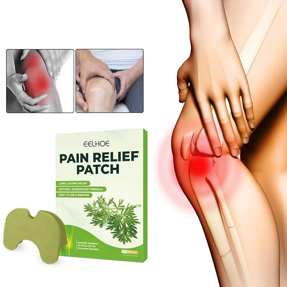 

10pcs Knee Pain Patches Knee Joint Back Muscle Pain Relieving Plaster Rheumatoid Arthritis Wormwood Medical Treatment Sticker