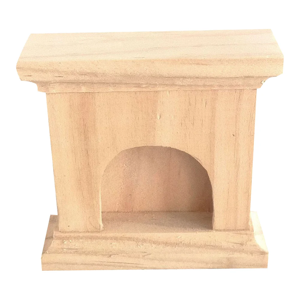 

1pc Model Fireplace Imitation Wooden Fireplace Simulation Prop for Decor