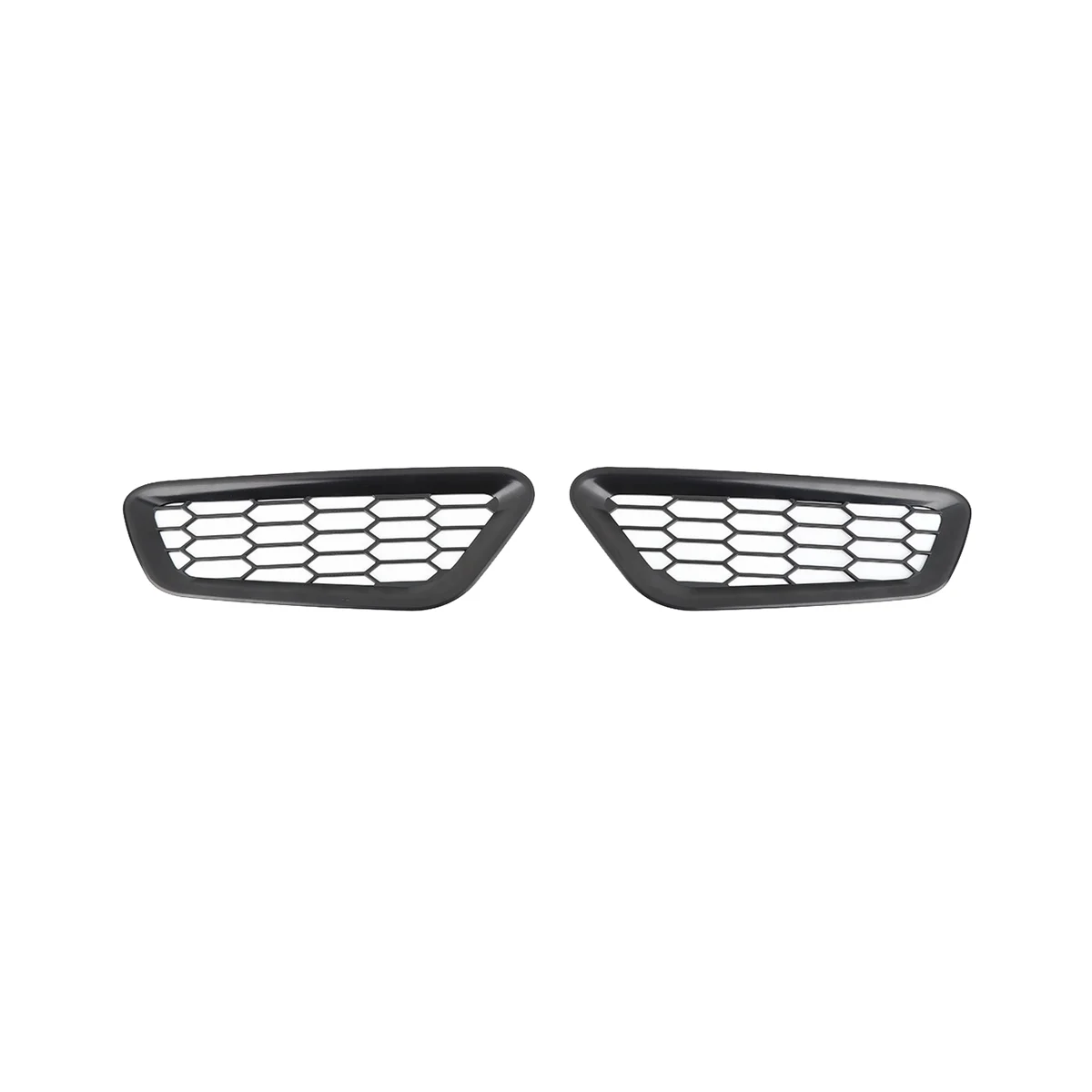

Car Front Bumper Cover Decorate Trim Decal for Ford F150 F-150 2021 2022 Accessories ,ABS Black