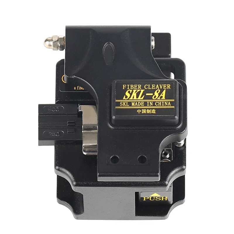 High Precision FTTH SKL-8A Fiber Optic Cleaver SKL8A Leather cable bare fiber pigtail cutter