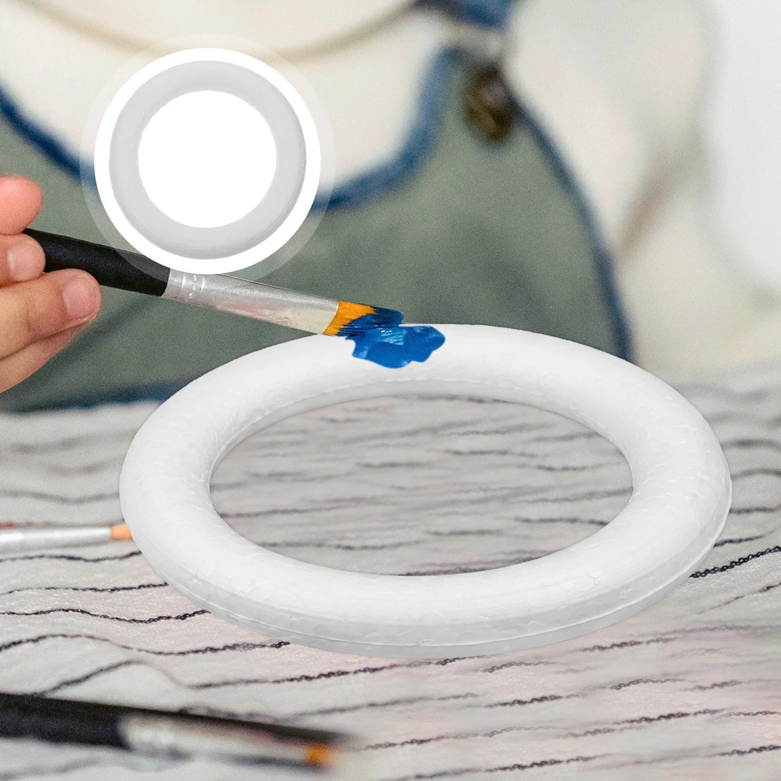 10 шт. кольца из пенопласта в виде венка для цветочных рам круглая модель сделай