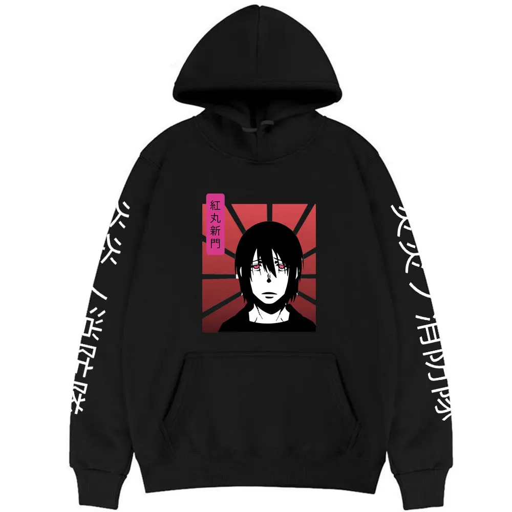 

Japan Anime Fire Force Hoodie Shinmon Benimaru Hoodies Cartoons Fire Brigade of Flames Coat Mens Womens Fashion Brand Streetwear