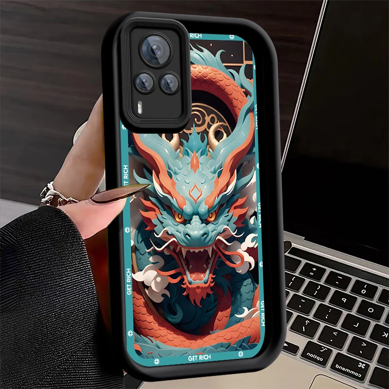 Чехол с рисунком дракона для VIVO Y35m Y78 Plus Y78m Y77 Y77e Y73t Y11 Y35 Y76s t1