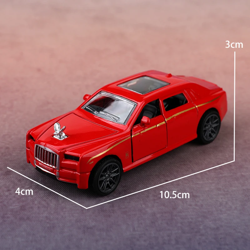 Фото (мешок) 1:43 Rolls-Royce Phantom, модель автомобиля из сплава, имитация автомобиля, детский легкосплавный автомобиль, игрушечная модель для мальчиков, украшения автомобиля №2
