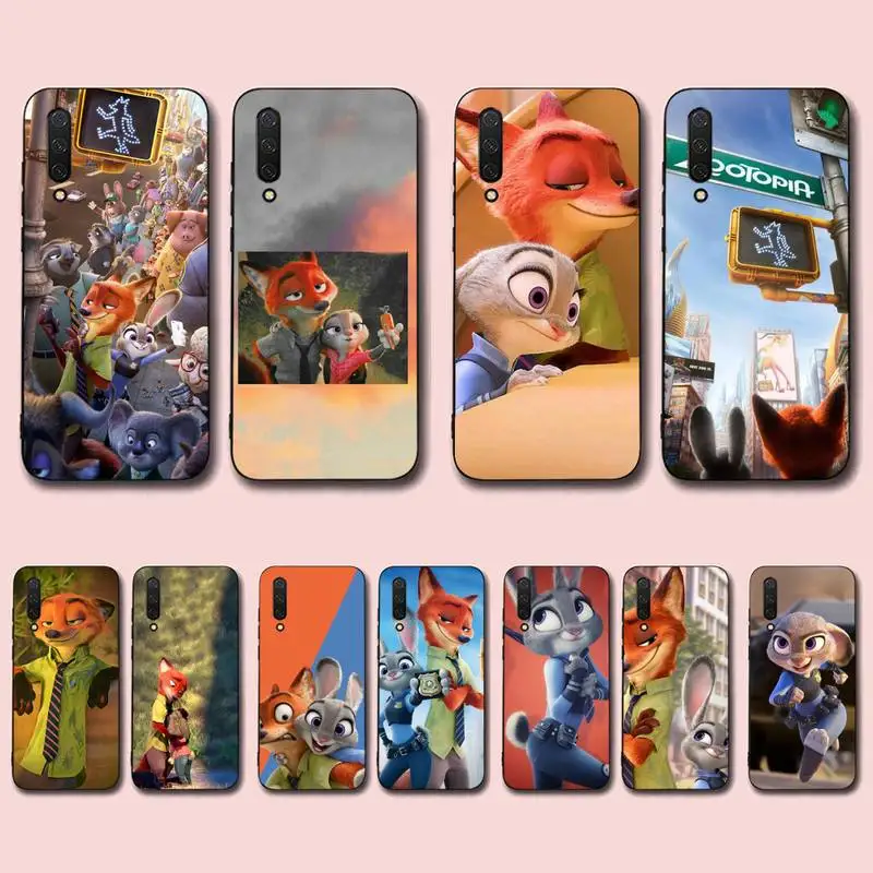 

Disney Zootopia Phone Case for Xiaomi mi 5 6 8 9 10 lite pro SE Mix 2s 3 F1 Max2 3