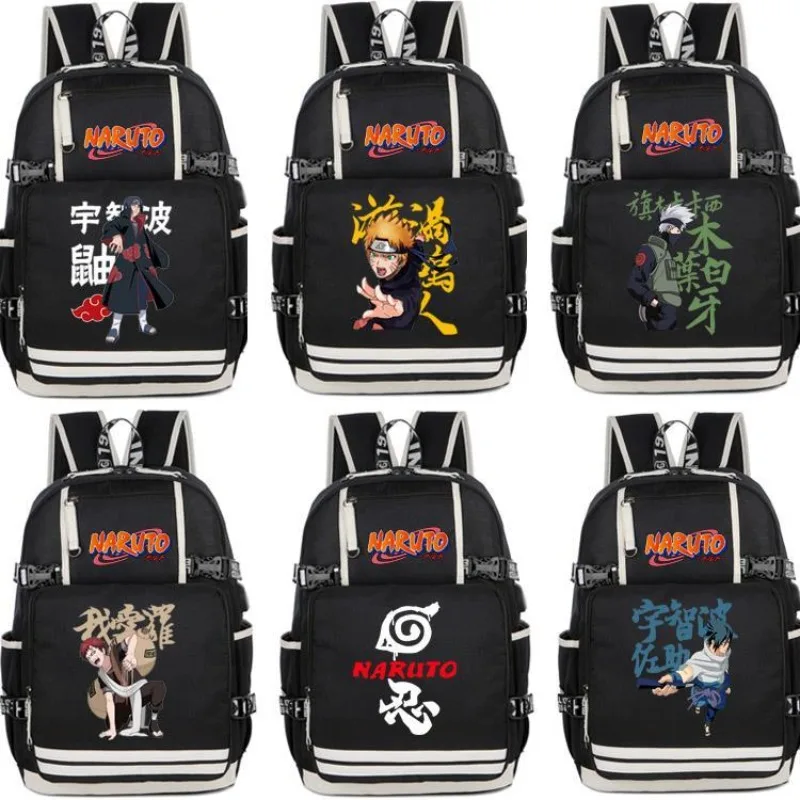 

Naruto Junior High School Primary School School Bag Kakashi Naruto Left Rib I Love Luo Yuzhibo Itachi Backpack The Best Gift