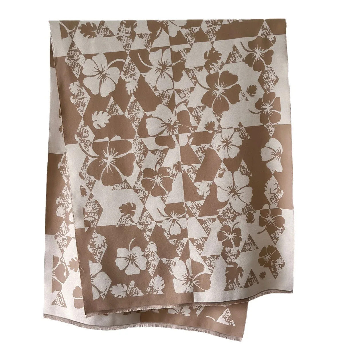 Новый кашемировый простой шарф из искусственной белой шерсти имитация кашемира