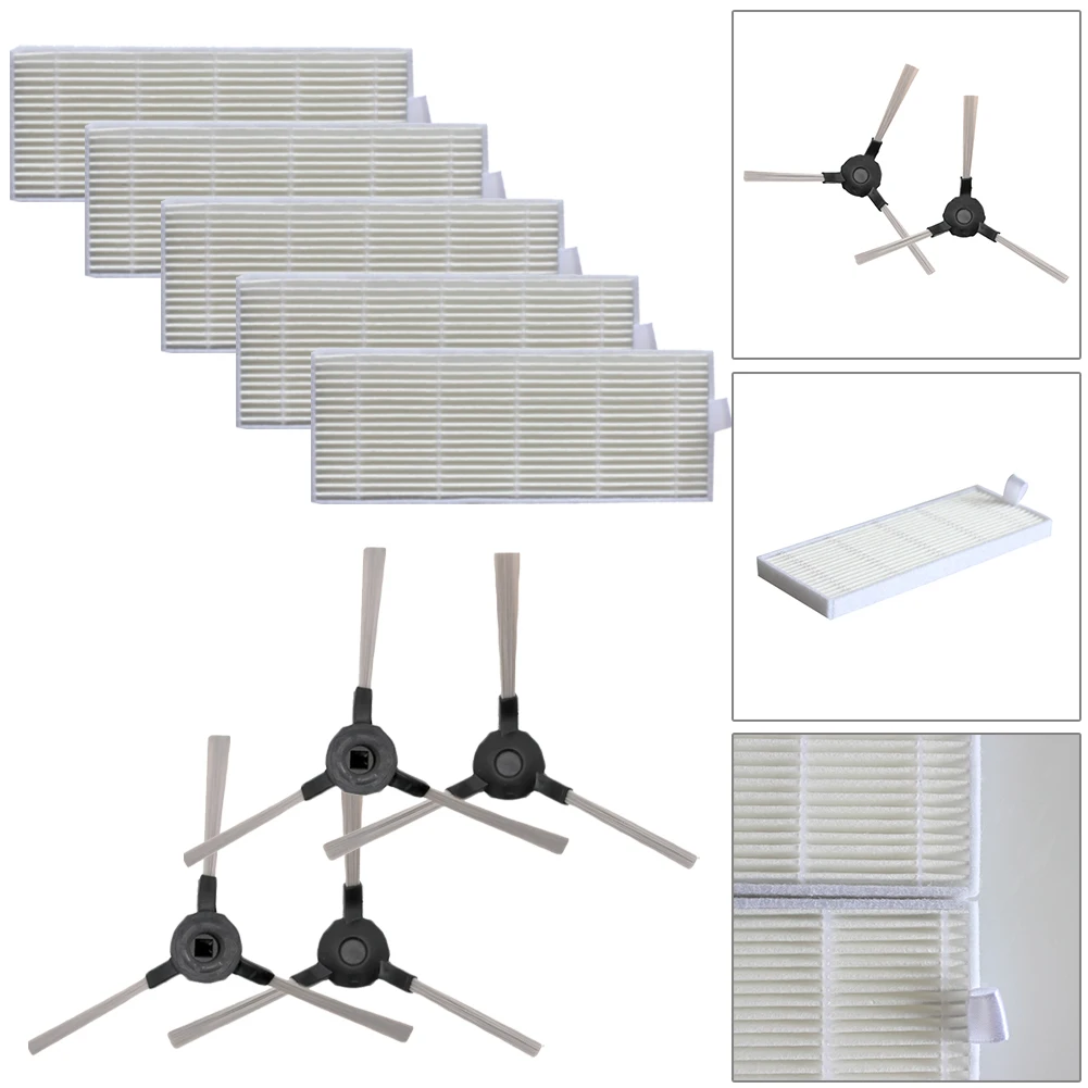 

Filter Side Brush Cleaner Parts Accessories Filter Side Brush Set Fit For Vileda VR ONE Vacuum Cleaner