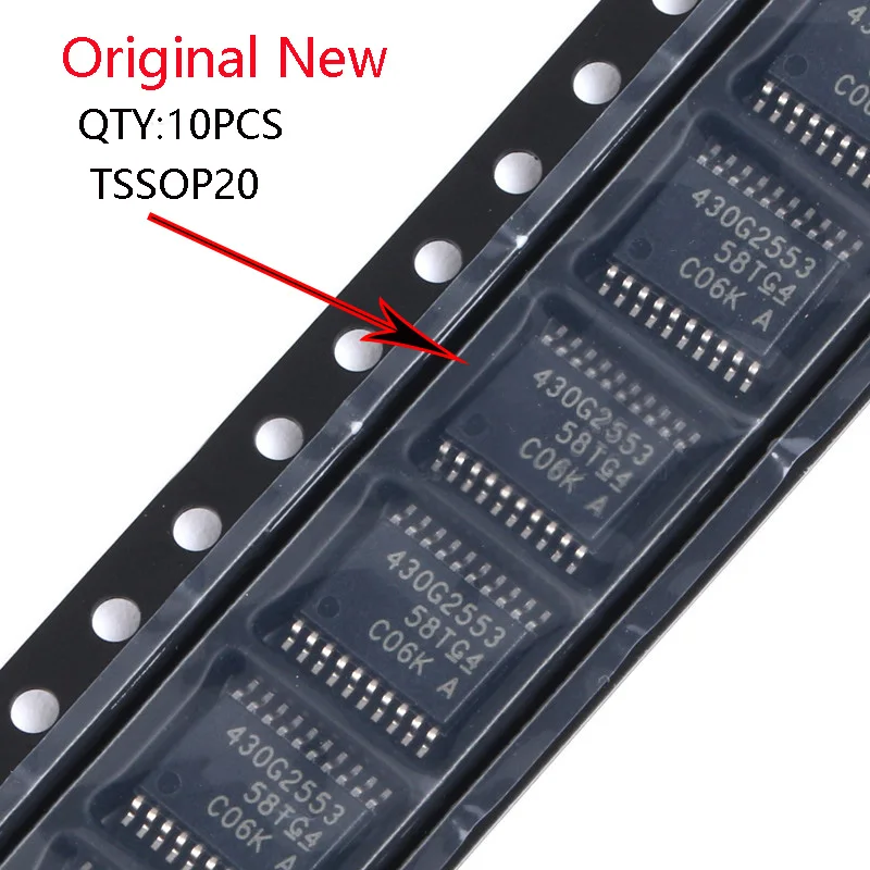 

10 шт., 2022 + 100 новый оригинальный MSP430G2553IPW20R 430G2553 Φ микрокомпьютер с одним чипом (MCU/MPU/SOC)