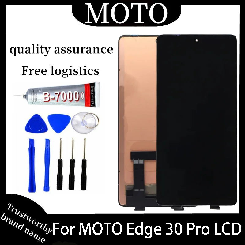

original OLED For Motorola Edge 30 Pro LCD Display Touch Screen Digiziter For Moto Edge 30Pro XT2201-1 LCD for edge plus 2022