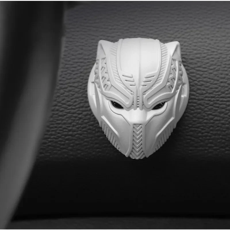 

1p Автомобильный ключ запуска одним щелчком мыши, черная пантера, защитный чехол, украшение, кольцо зажигания, ремонт, флип-наклейка для автомобиля, новые товары для интерьера, CN