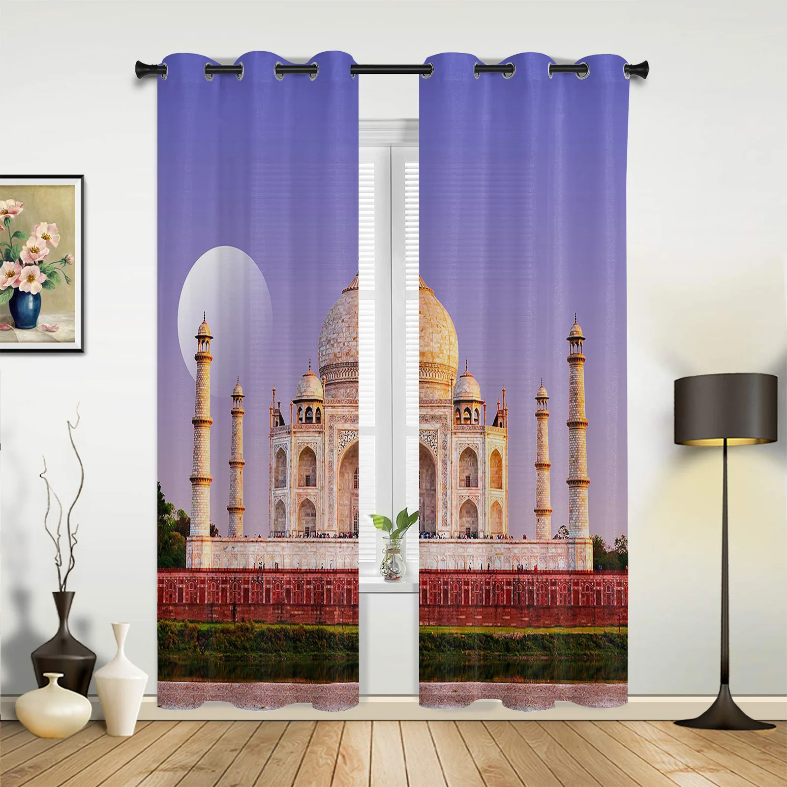 

Taj Mahal Art Close-Up Window Curtains Home Decoration Curtains for Living Room Bedroom Modern Design Drapes